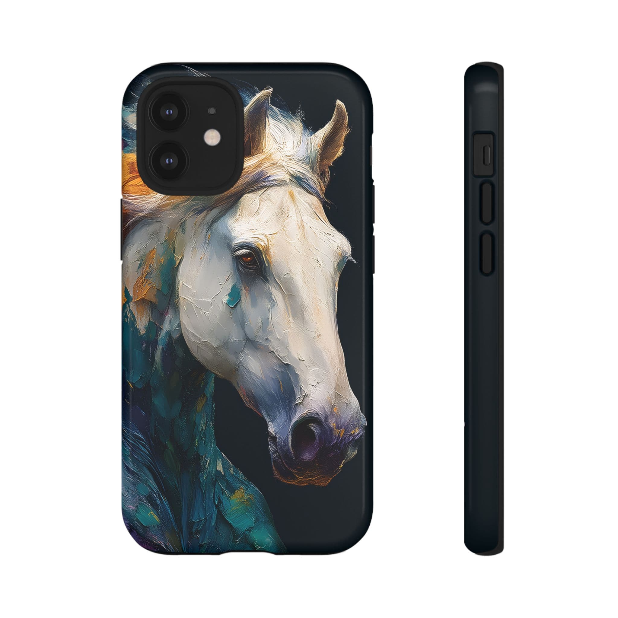 White Horse Art Phone Case