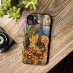 Floral Guitar- Phone Case