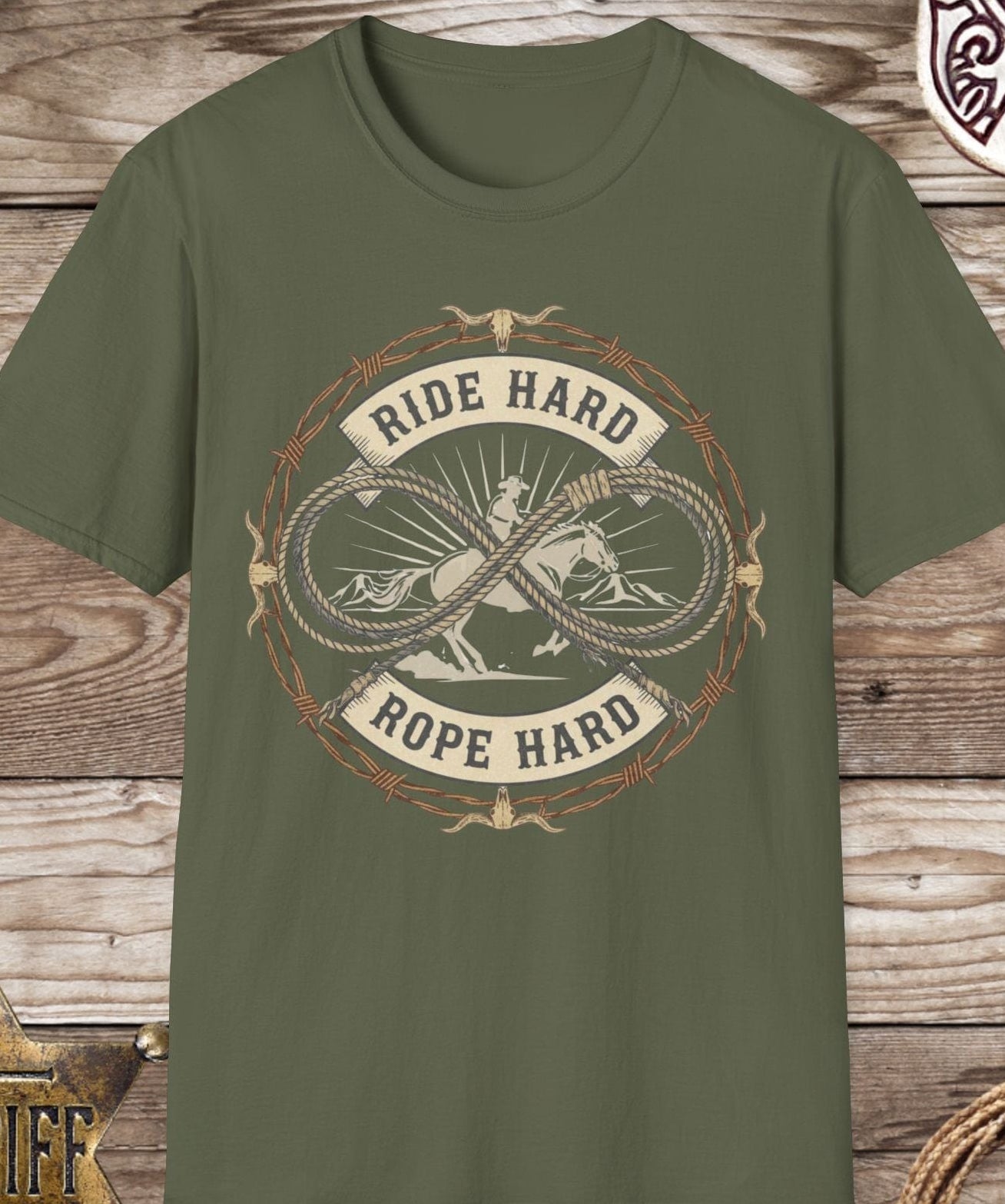 Ride Hard Rope Hard T-Shirt