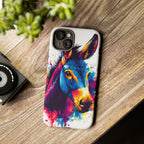 Color Splash Donkey Phone Case