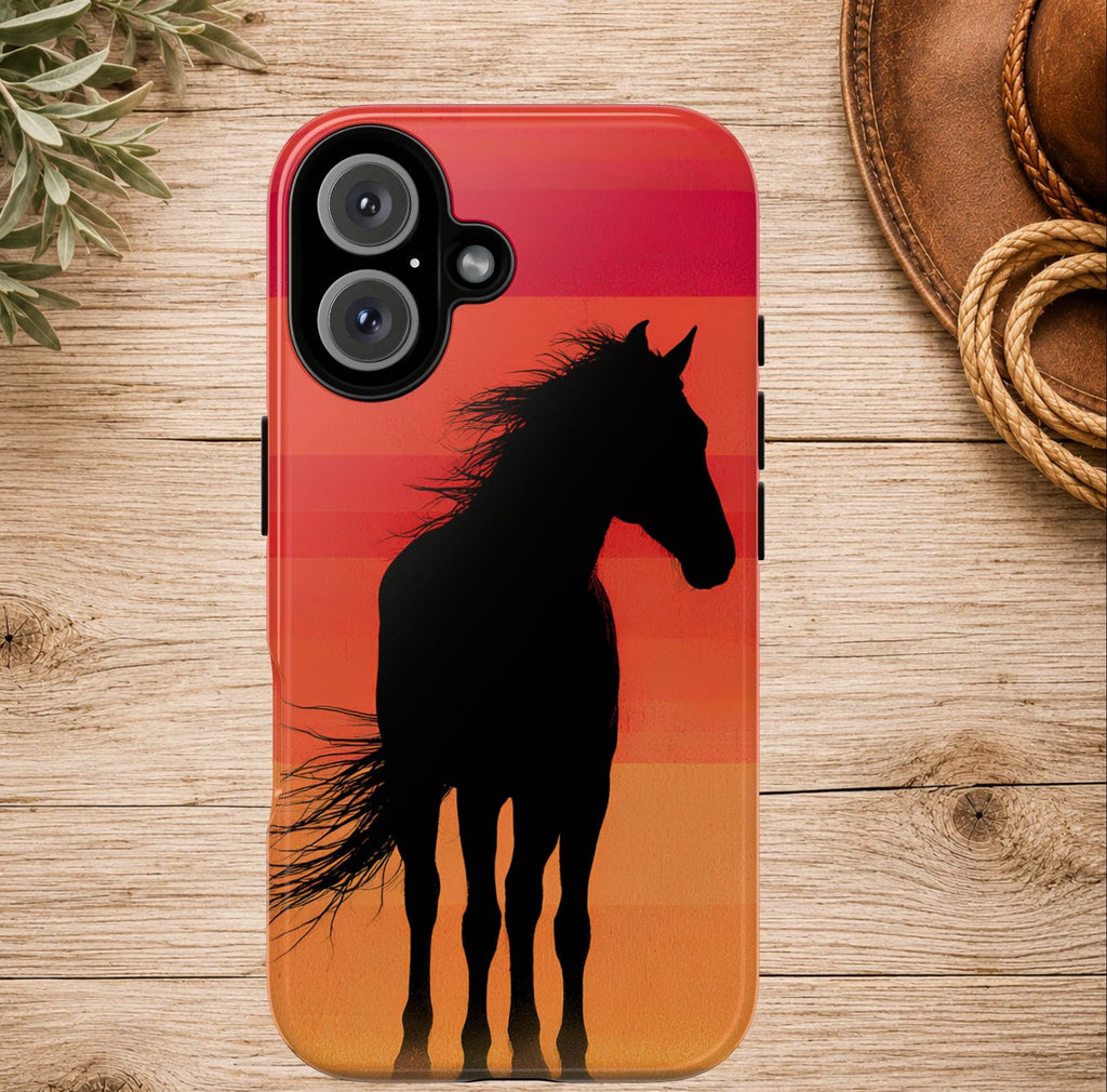 Sunset Spirit Horse Phone Case