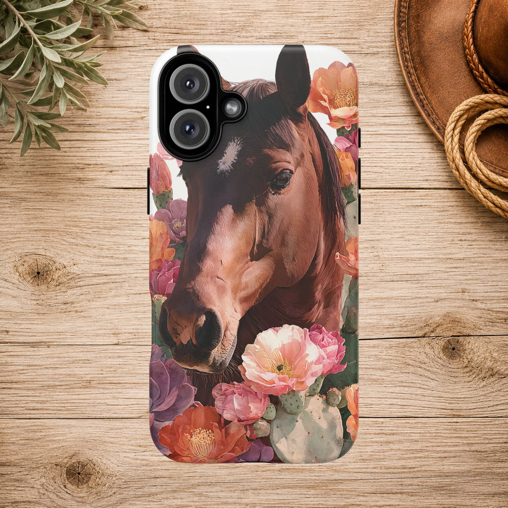 Horse Floral Phone Case