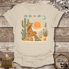 Boho Sunset Graphic for Nature Lovers-T-Shirt