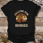 Falling for Horses Unisex T-Shirt