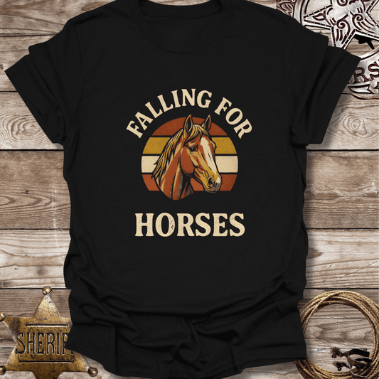 Falling for Horses Unisex T-Shirt