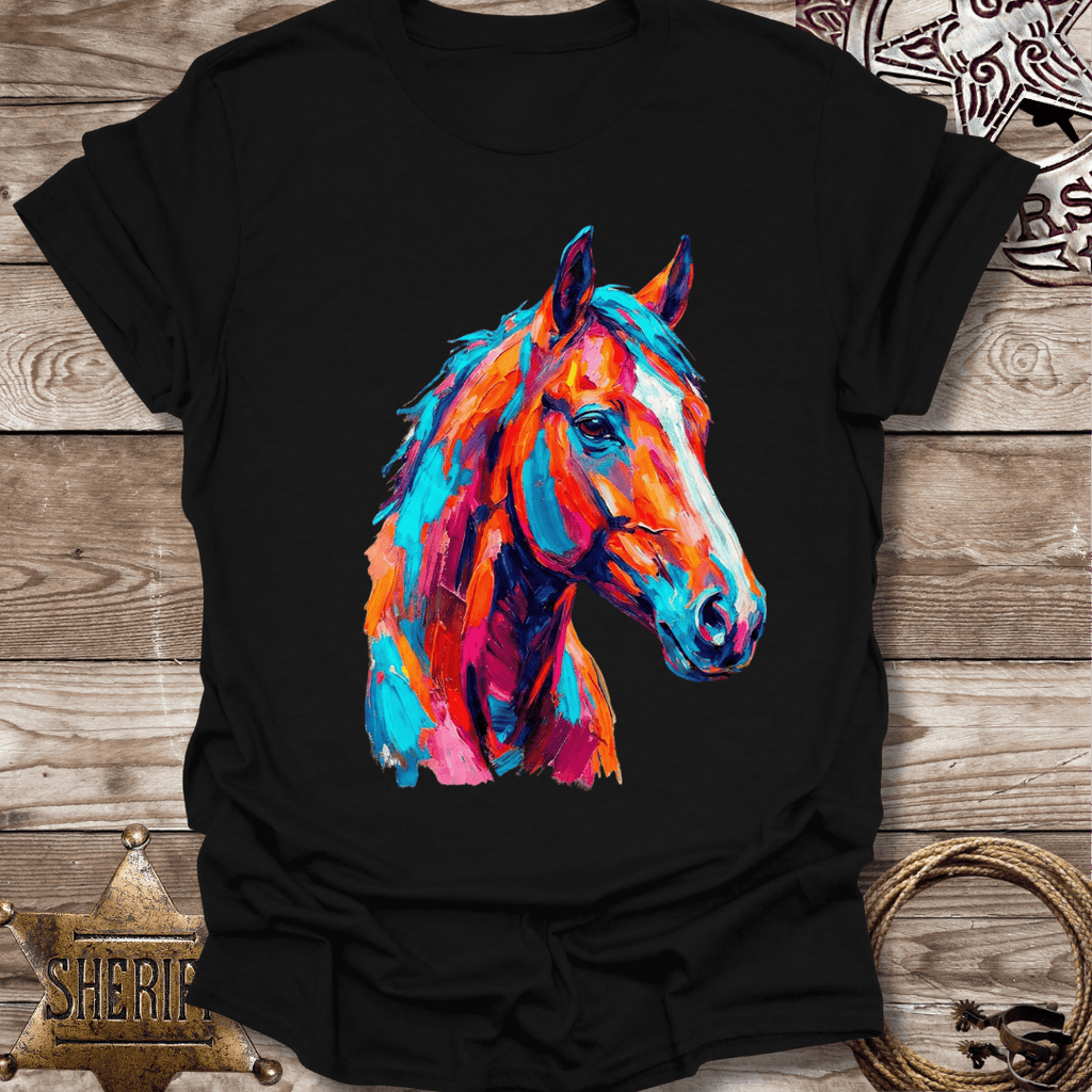 Colorful Abstract Stallion T-Shirt