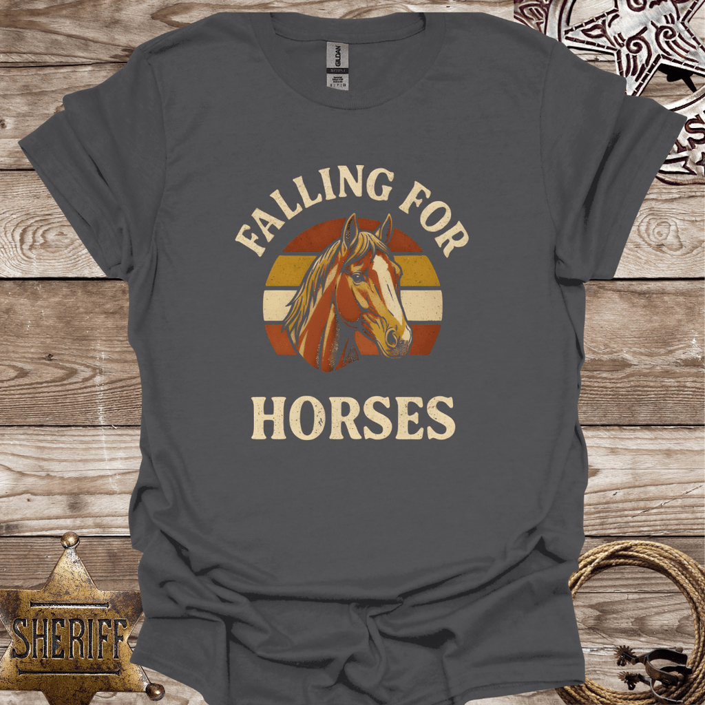 Falling for Horses Unisex T-Shirt