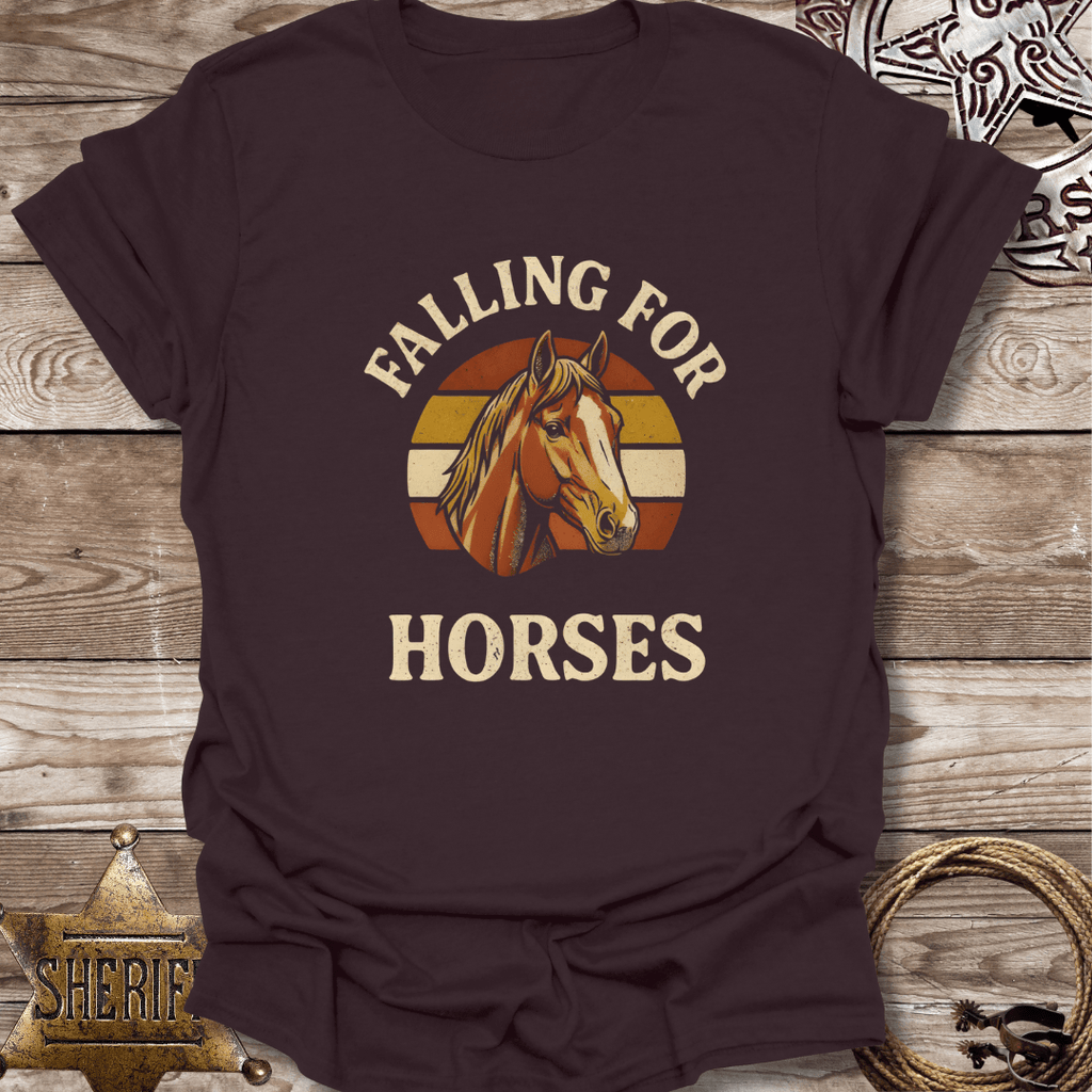 Falling for Horses Unisex T-Shirt