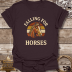 Falling for Horses Unisex T-Shirt