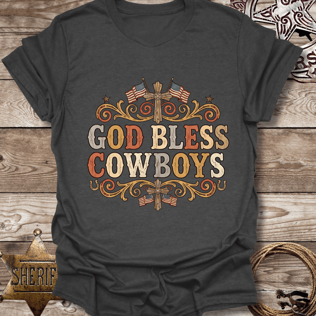 God Bless Cowboys Unisex T-Shirt