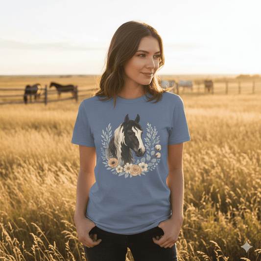 Equine Floral T-Shirt