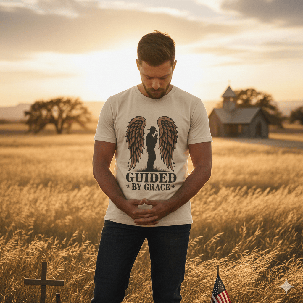 Guided by Grace Angel Wings T-Shirt