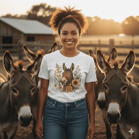 Rustic Donkey Graphic T-Shirt