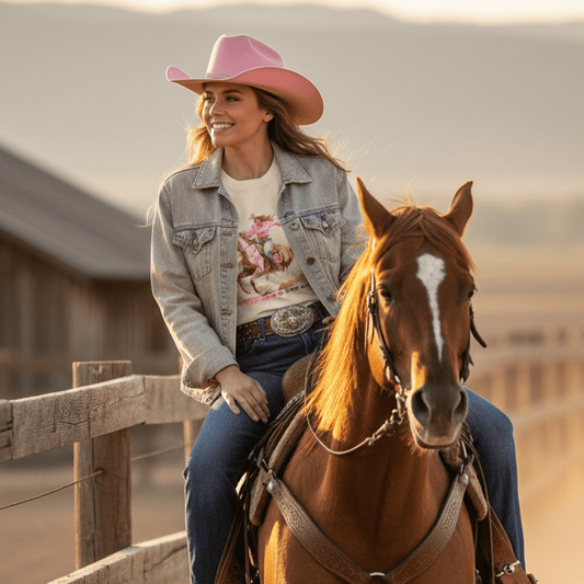 Cowgirl Wind in Your Hair-T-Shirt