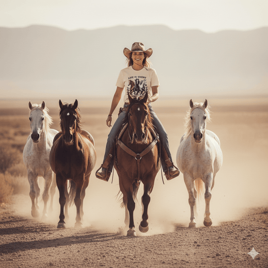 Life is Short Ride Fast - T-Shirt