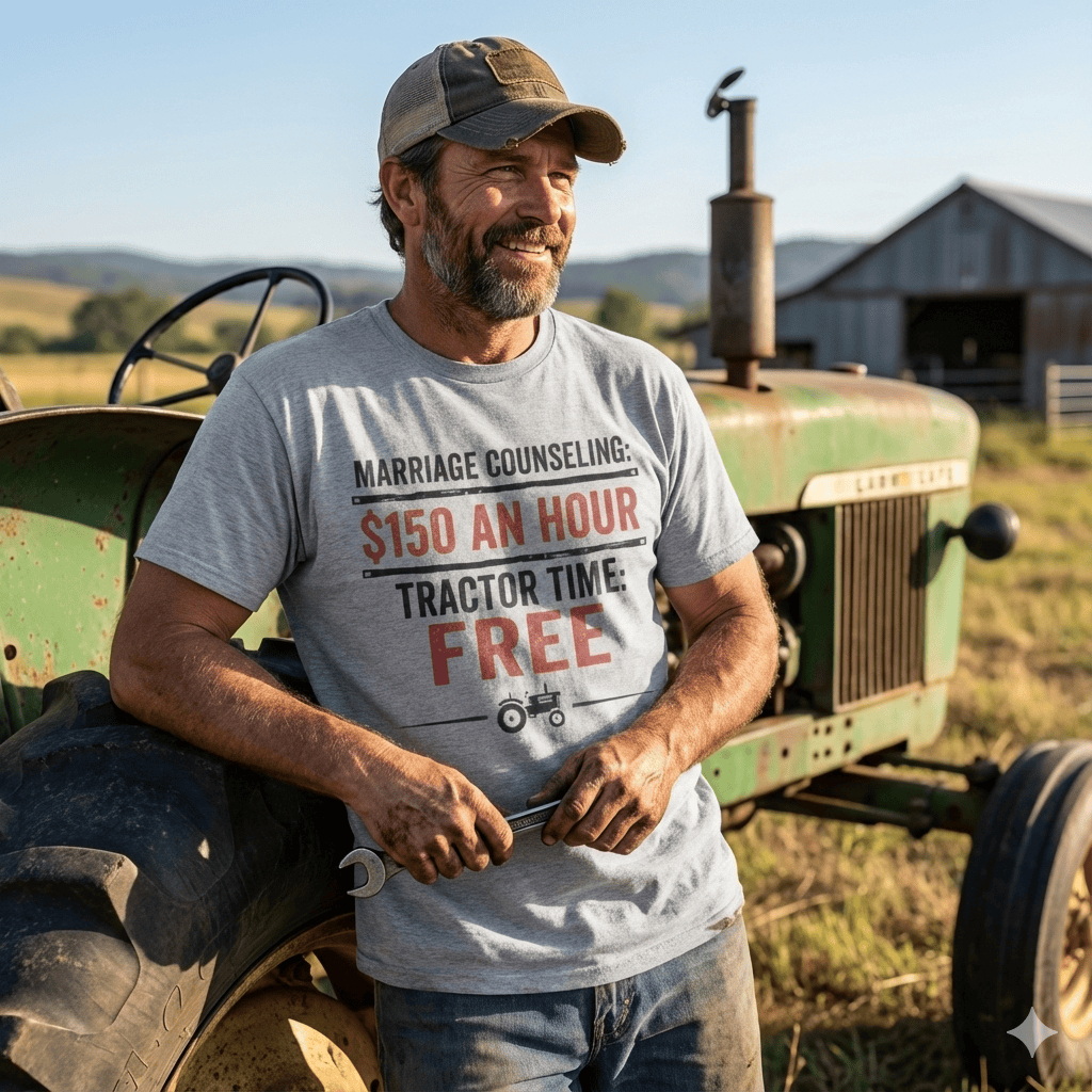 Tractor Time Free T-Shirt