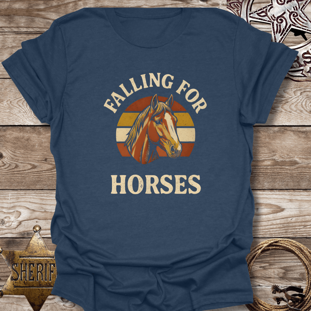 Falling for Horses Unisex T-Shirt