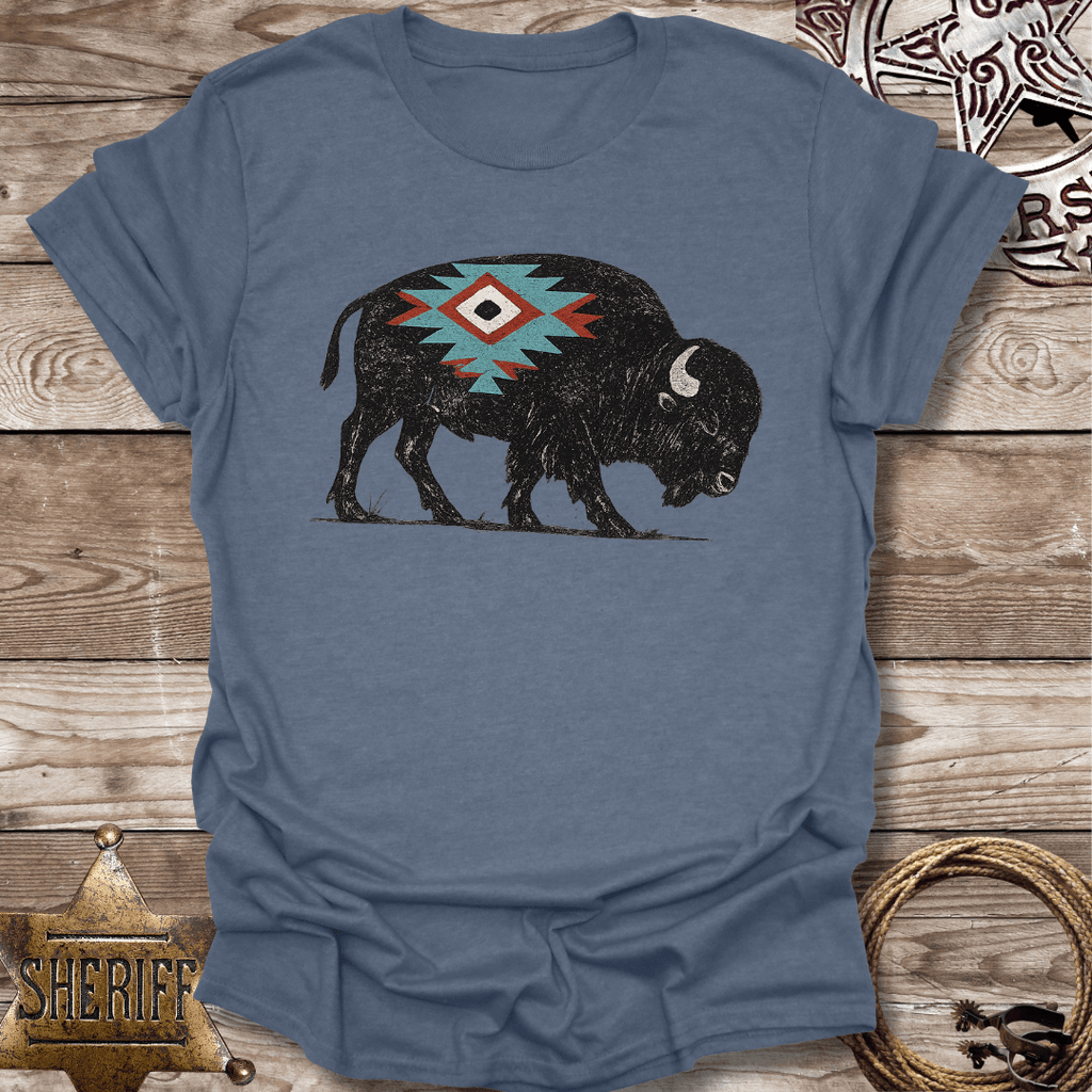 Rustic Buffalo Graphic T-Shirt