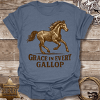 Grace in Every Gallop Horse T-Shirt