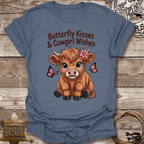 Butterfly Kisses Cowgirl Wishes T-Shirt