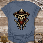 Skull Guns  Vintage Graphic T-shirt
