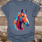 Colorful Abstract Stallion T-Shirt