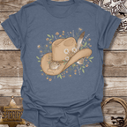 Cowboy Hat Floral Unisex T-Shirt