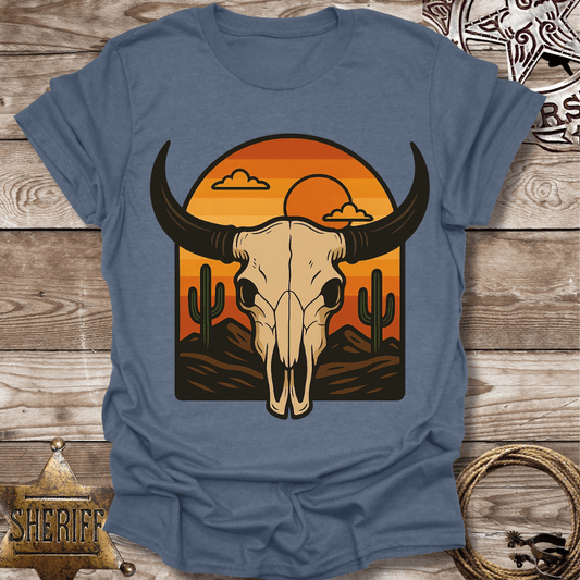Desert Sunset Skull T-Shirt