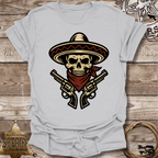 Skull Guns  Vintage Graphic T-shirt
