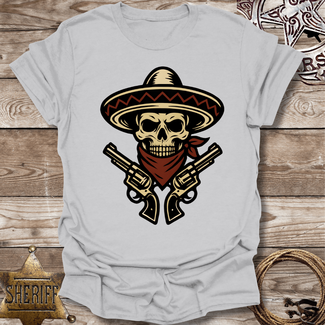 Skull Guns  Vintage Graphic T-shirt