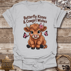 Butterfly Kisses Cowgirl Wishes T-Shirt