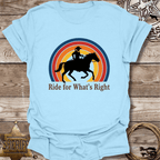 Retro Saddle Ride Unisex T-Shirt