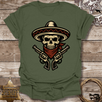 Skull Guns  Vintage Graphic T-shirt