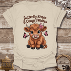 Butterfly Kisses Cowgirl Wishes T-Shirt