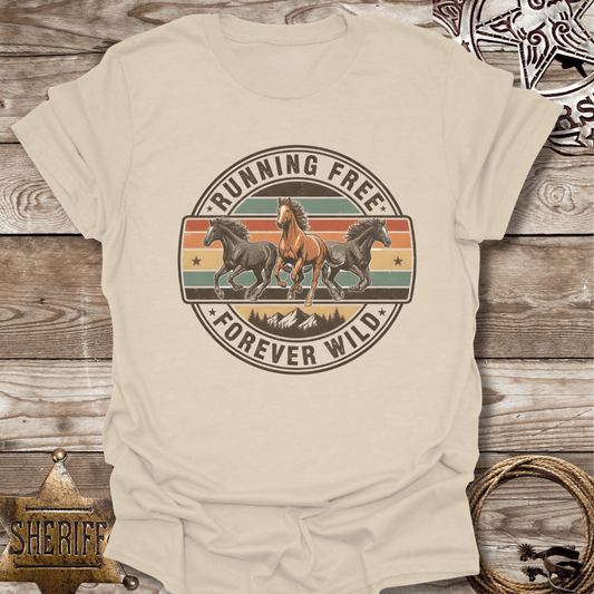 Wild Horse Running Free T-Shirt