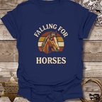 Falling for Horses Unisex T-Shirt