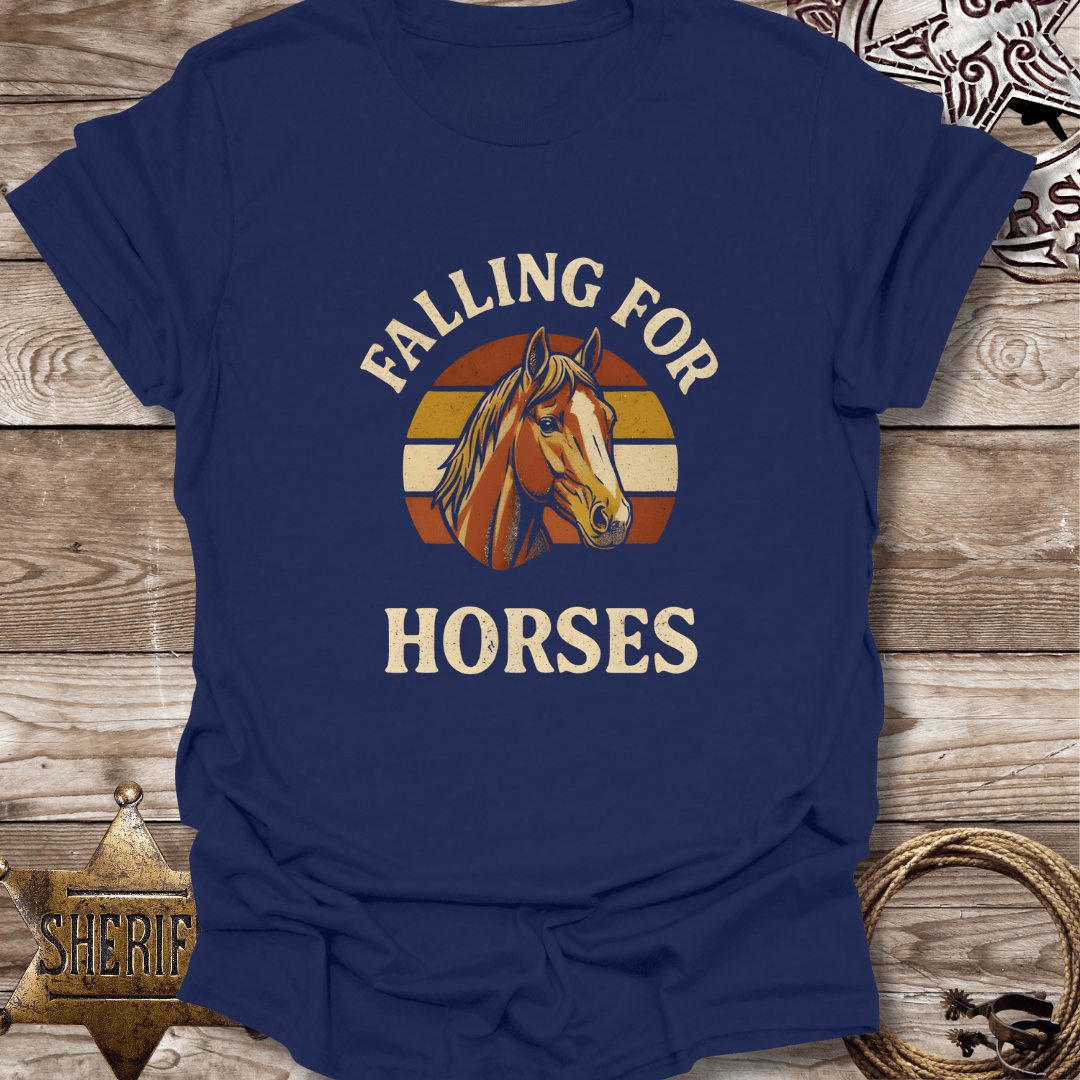 Falling for Horses Unisex T-Shirt