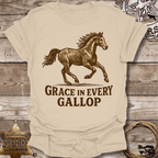 Grace in Every Gallop Horse T-Shirt