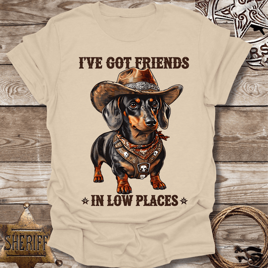 "I've Got Friends in Low Places"- T-Shirt