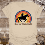 Retro Saddle Ride Unisex T-Shirt