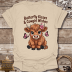 Butterfly Kisses Cowgirl Wishes T-Shirt