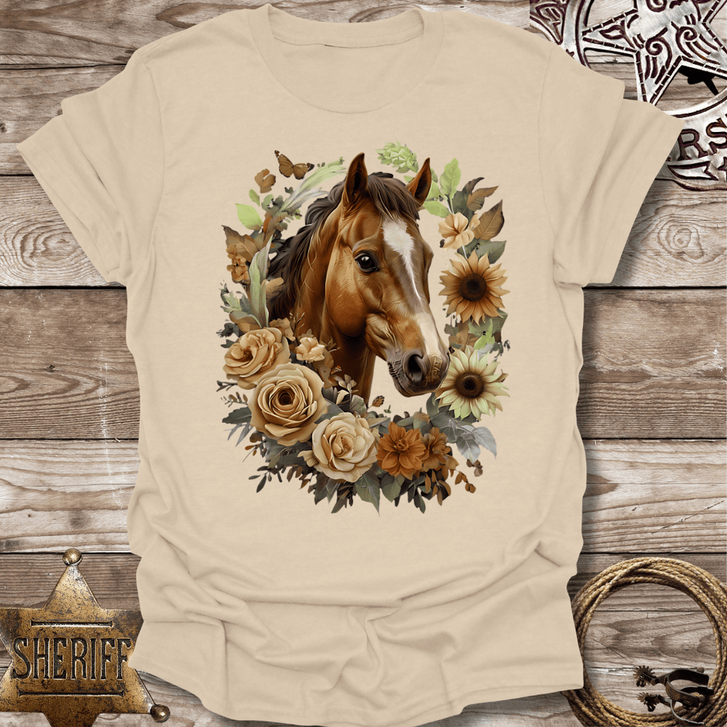 Floral Horse T-Shirt