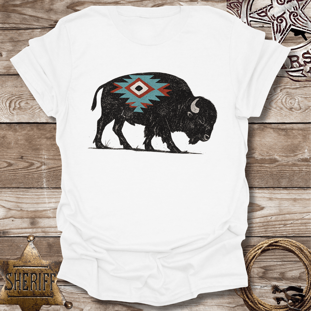 Rustic Buffalo Graphic T-Shirt