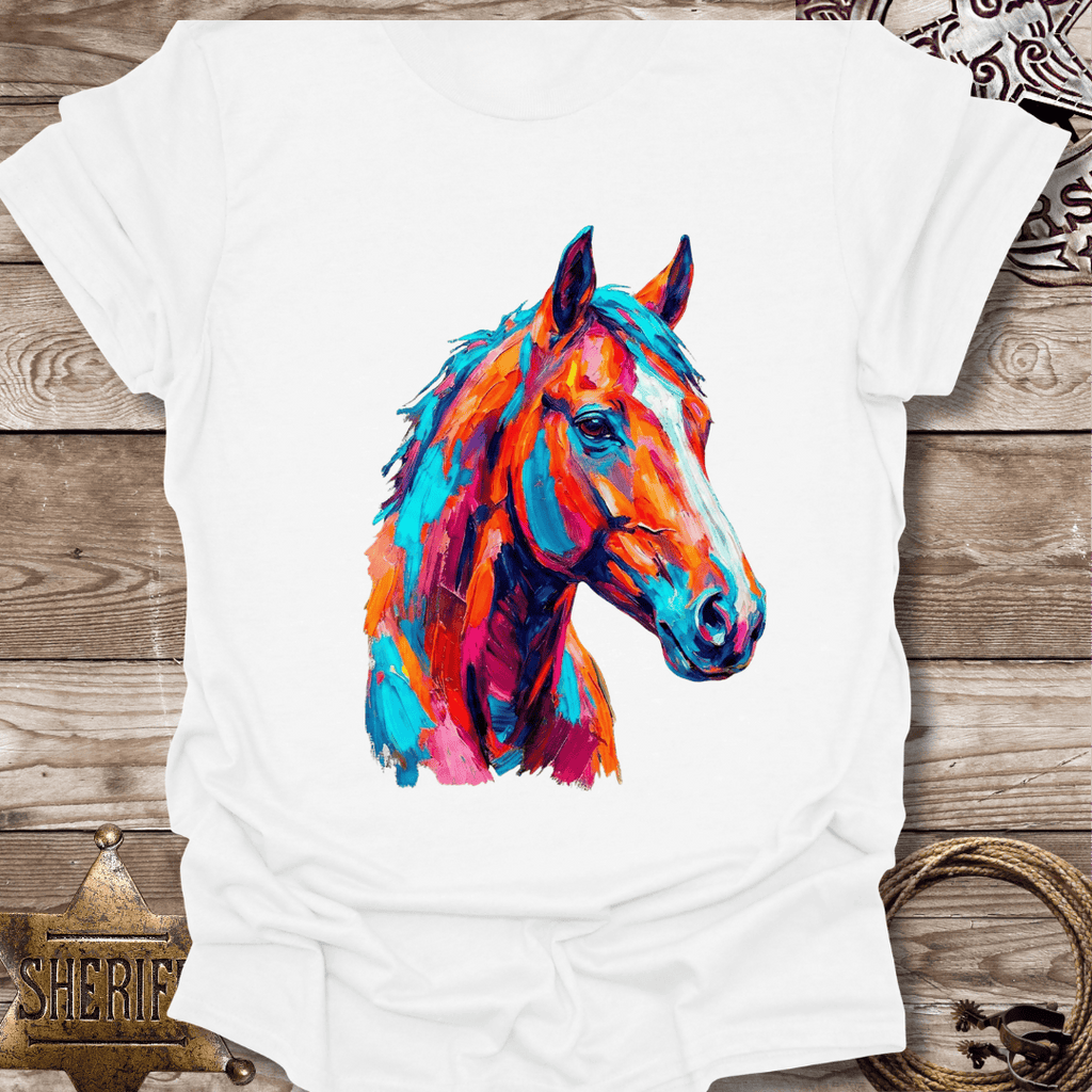 Colorful Abstract Stallion T-Shirt