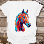 Colorful Abstract Stallion T-Shirt