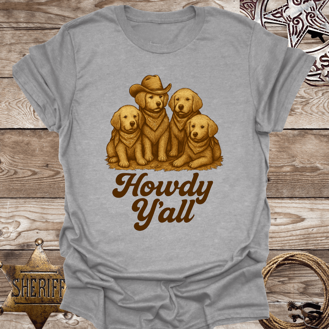 Howdy Y'all Dog Lover T-Shirt